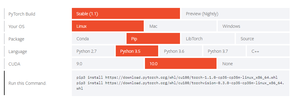 linux上部署torch(CPU/GPU)