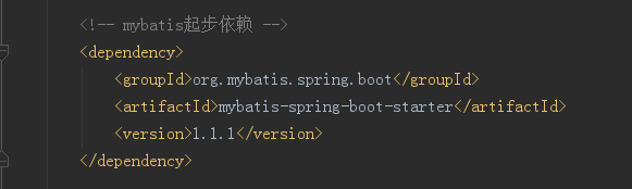 springboot整合mybatis