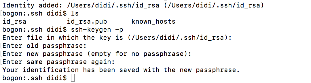 git学习之解决Enter passphrase for key ‘/root/.ssh/id_rsa’: 输入问题