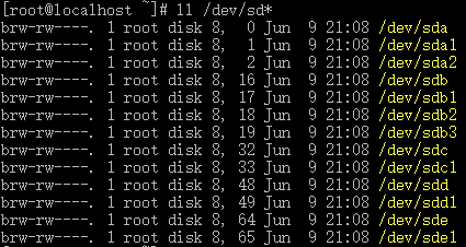 CentOS7 磁盘管理