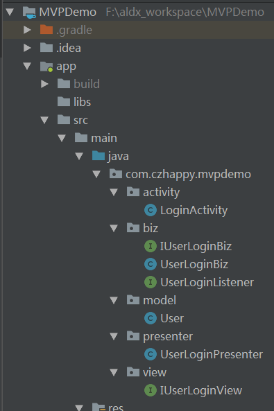Android MVP框架实现登录案例