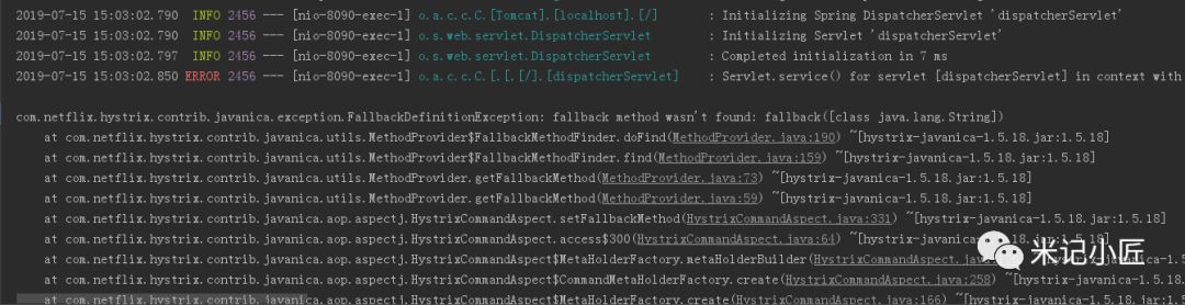 springcloud 入门系列（五）Hystrix-断路器