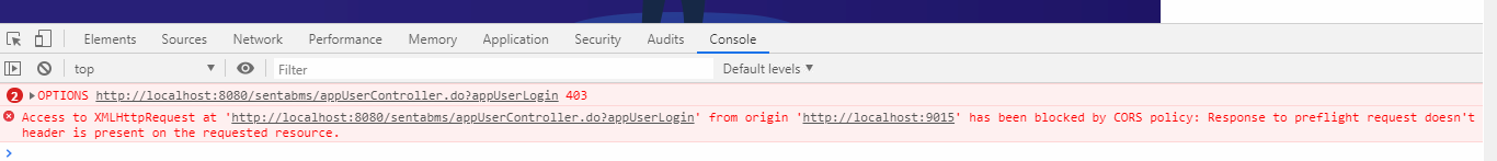 跨域问题 No 'Access-Control-Allow-Origin' header is present on the requested resource