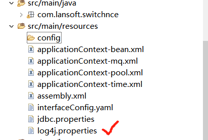 Java——手动加载log4j.properties