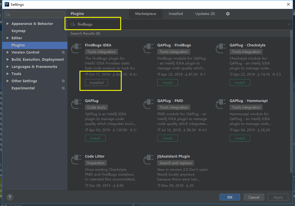 IntelliJ IDEA查找bug插件安装与使用