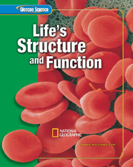 【英语学习】【科学】【Glencoe Science】【A】Life's Structure and Function目录及术语表