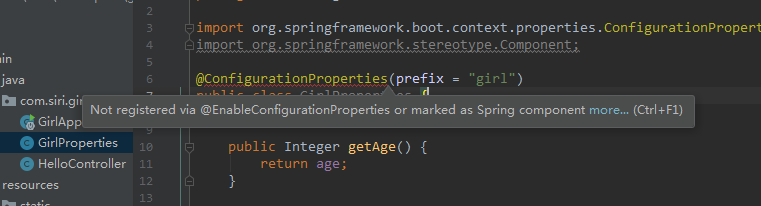 SpringBoot @ConfigurationProperties报错