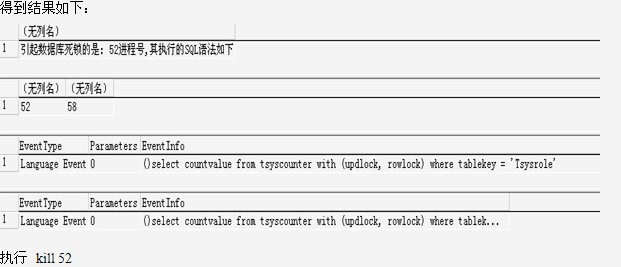 查询Sqlserver数据库死锁的一个存储过程