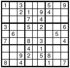 Sudoku 数独游戏 果断dfs()，就是每个3*3的方格判断时要算一下，左上角方格的位置...