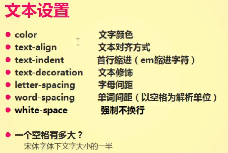 HTML基础—3文本