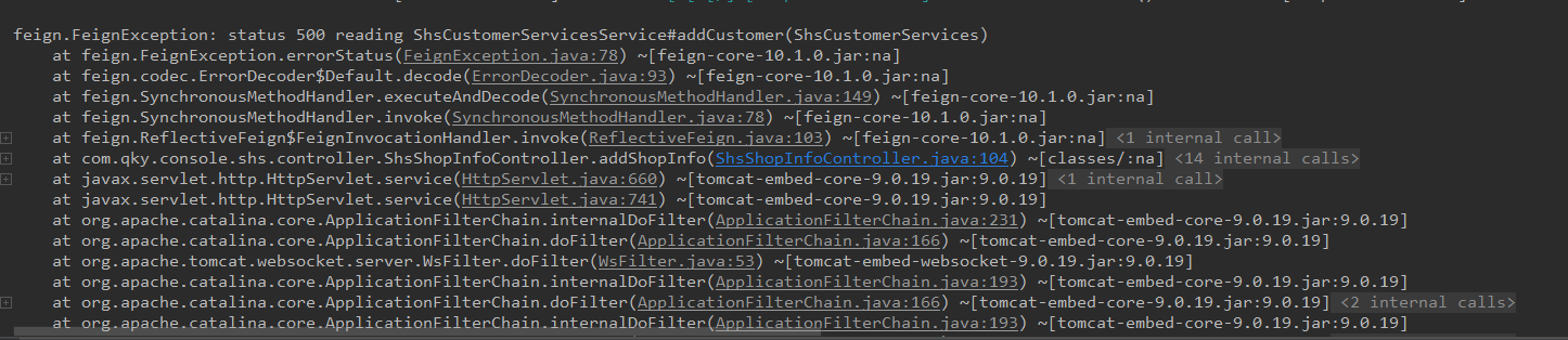 status 500 reading