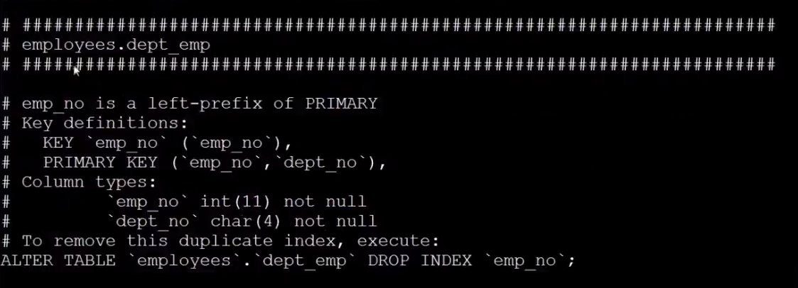 MySQL中级优化教程（四）——索引的维护和优化