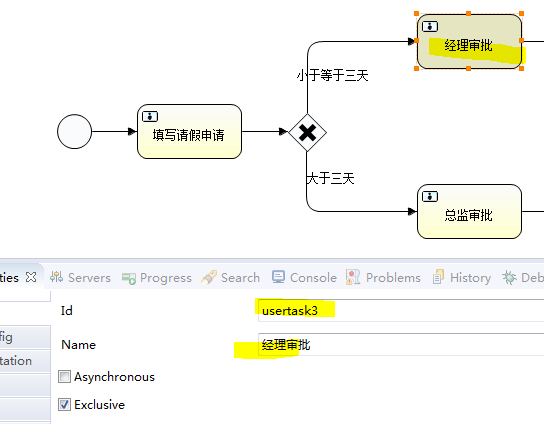 activiti6自學之路三使用eclipse繪製activiti流程圖請假審批流程圖