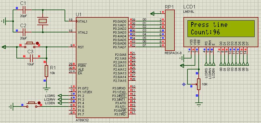 LCD1602动态显示