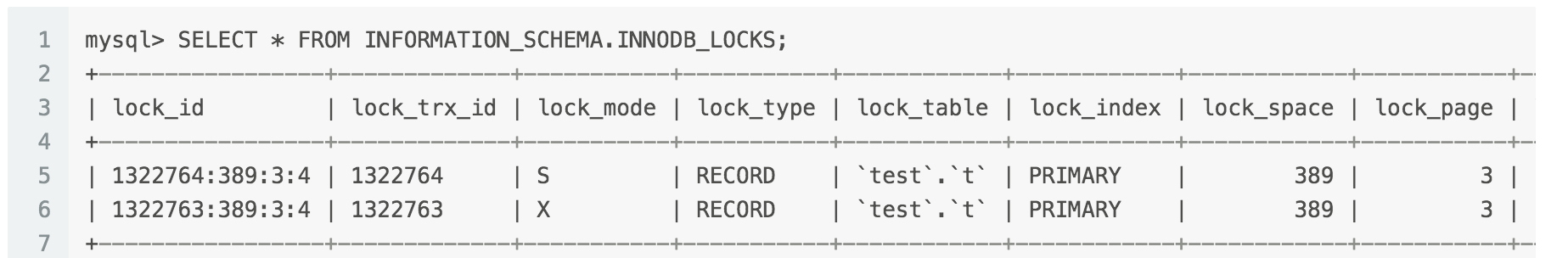 mysql 命令备忘