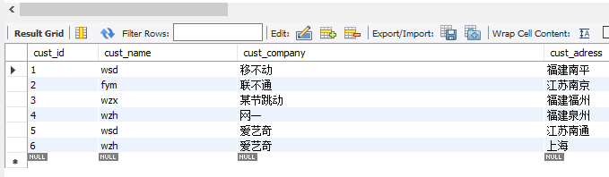 MySQL 自联结 自连接