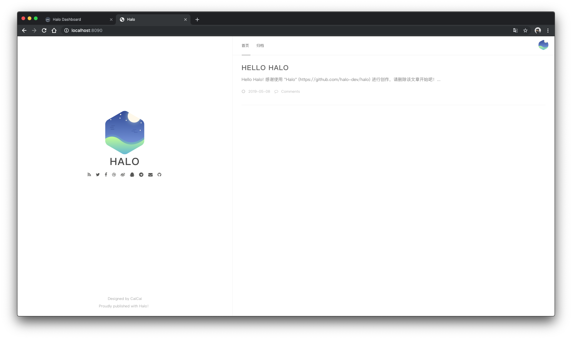 Halo v1.0 正式版发布 一款惊艳的动态博客系统