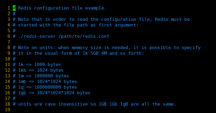 Redis conf配置文件介绍