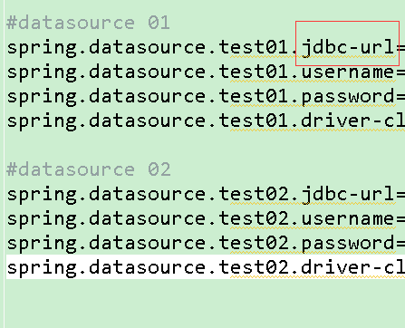 springboot多数据源出现 jdbcUrl is required with driverClassName