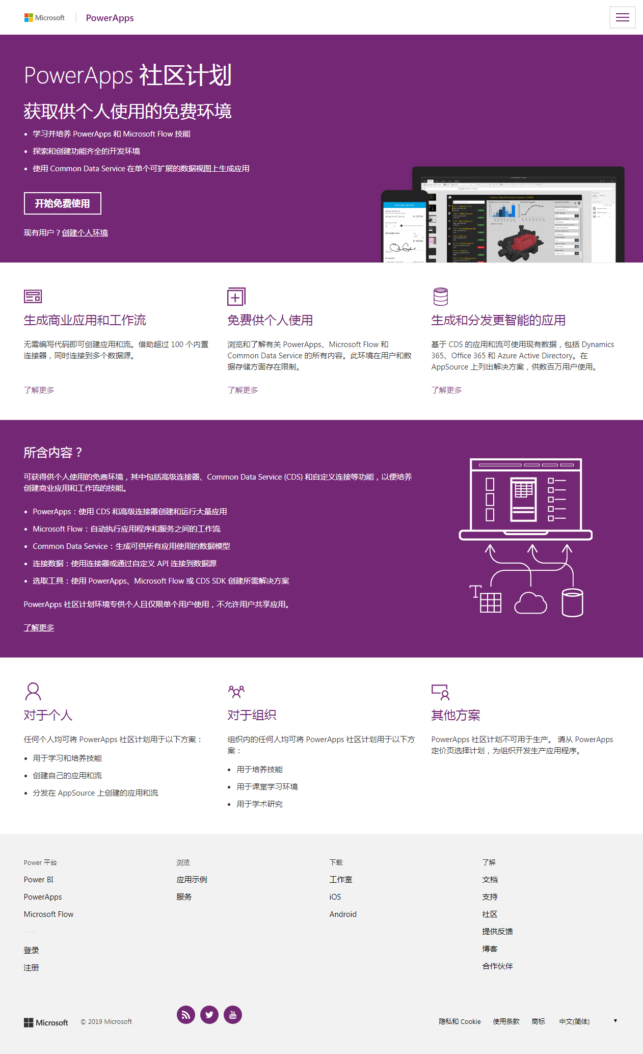 PowerApps社区计划