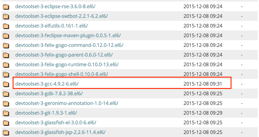 CentOS/RHEL 开发环境之 devtoolset