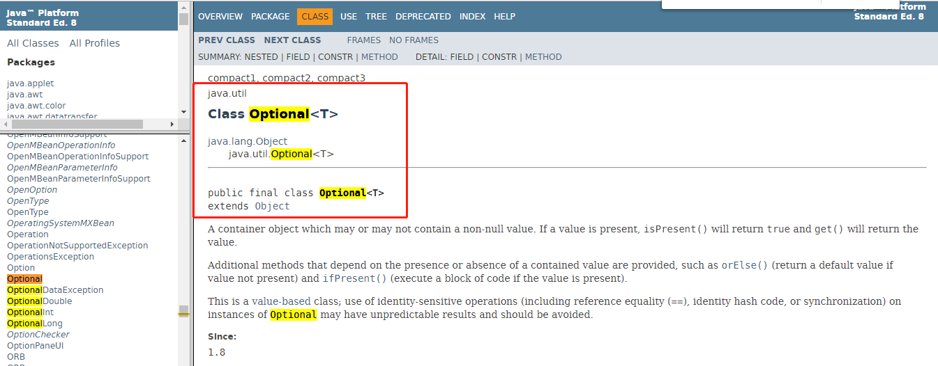 谈谈java8新特性Optional<T>