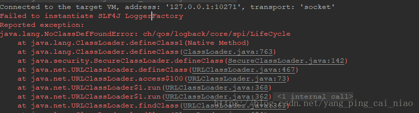 解决Failed to instantiate SLF4J LoggerFactory