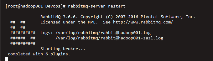 linux 查看rabbitmq 服务是否启动 以及 重新启动rabbitmq