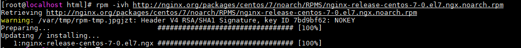 CentOS7搭建Nginx服务器