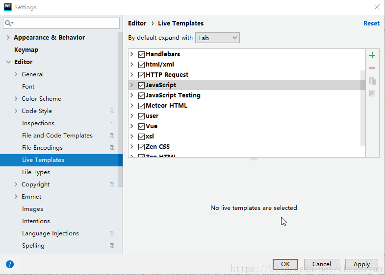 webstorm如何自定义代码模板