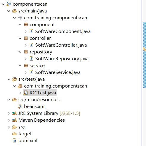 context:component-scan向Spring IOC容器中注入组件