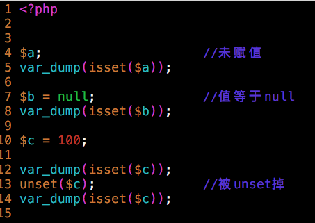  php基础之isset()与empty()