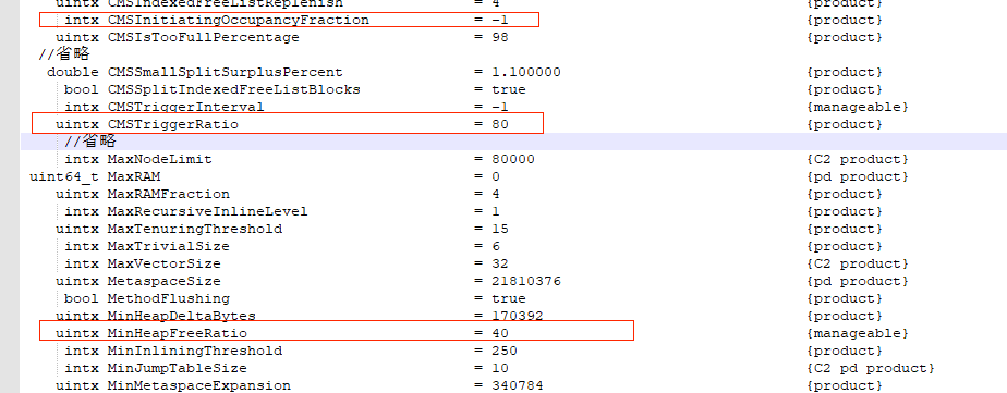 CMS收集器几个参数详解 -XX:CMSInitiatingOccupancyFraction, CMSFullGCsBeforeCompaction