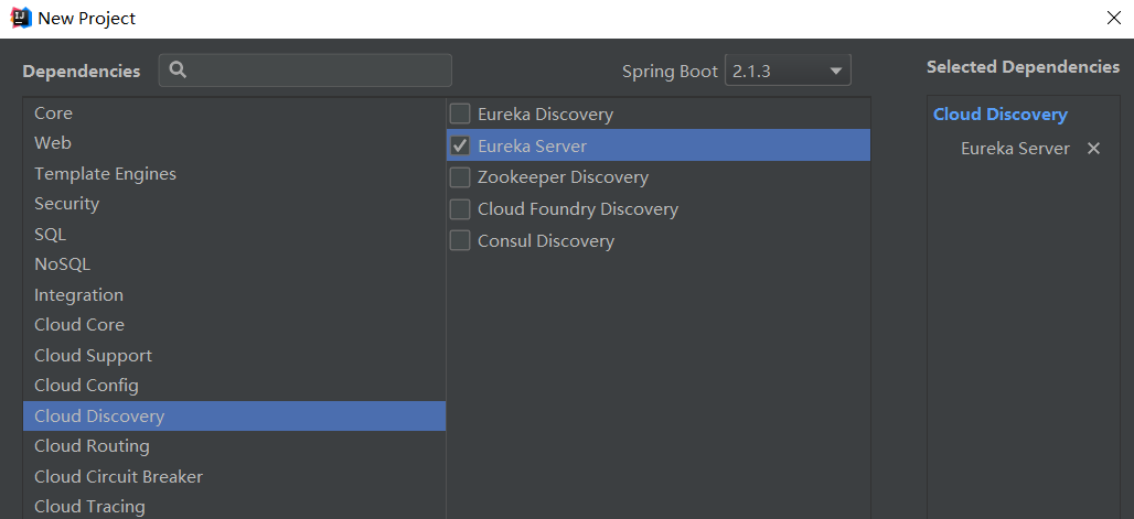 SpringCloud Feign+Eurake实现应用间通信