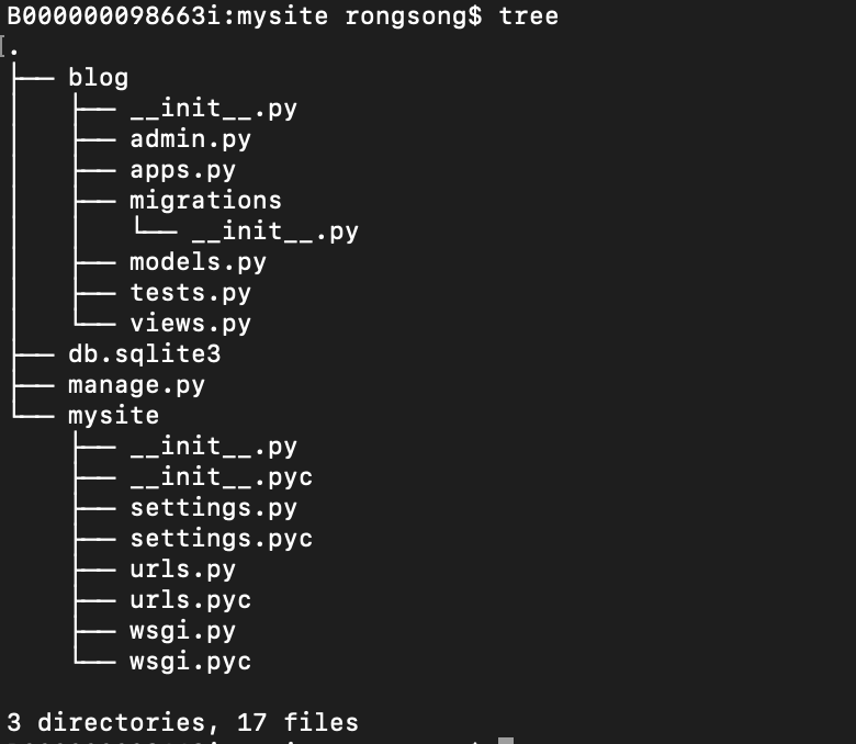 mac笔记本安装tree工具显示文件目录结构