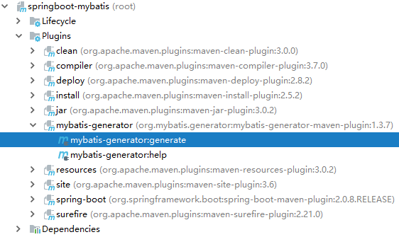 springboot 2.0 集成mybatis，mybatis-generator，pagehelper