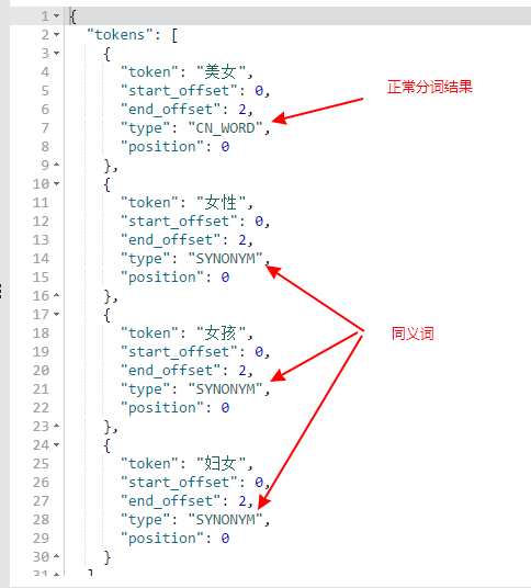 Elasticsearch 使用同义词 一