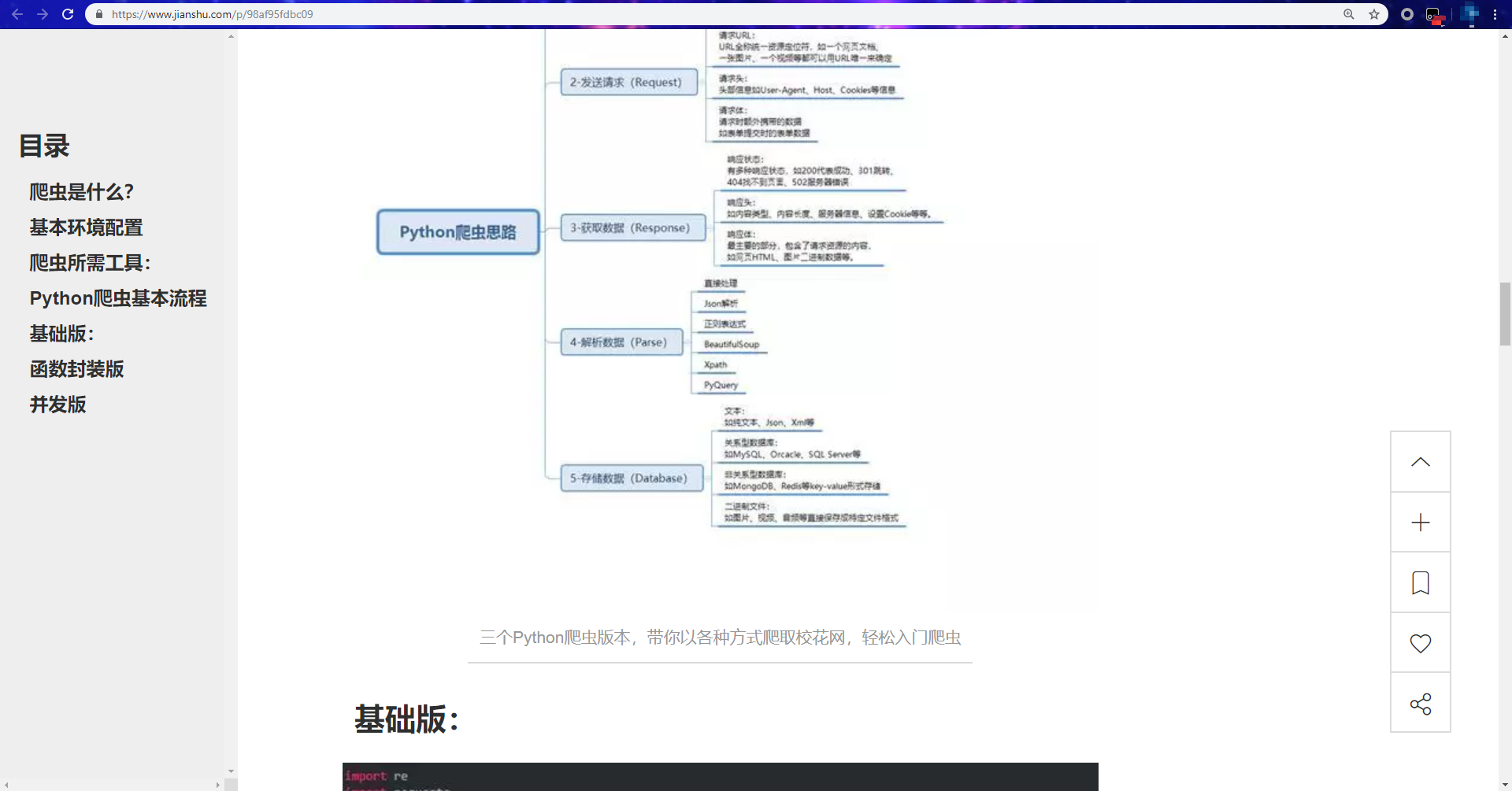 简书阅读增强脚本(基于油猴脚本)。生成简书侧边栏目录导航、去除侧边广告、滚动隐藏顶部导航栏