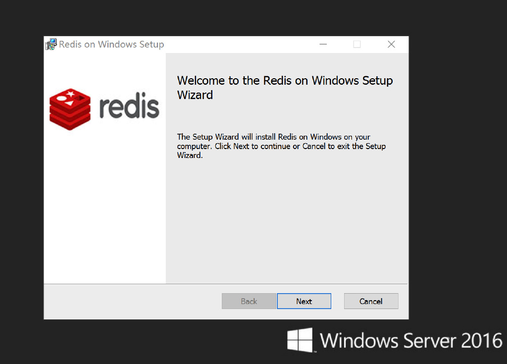 Windows Server 2016 配置指南 之 安装 Redis3.0