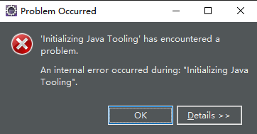 Eclipse启动时发生的Initializing Java Tooling错误