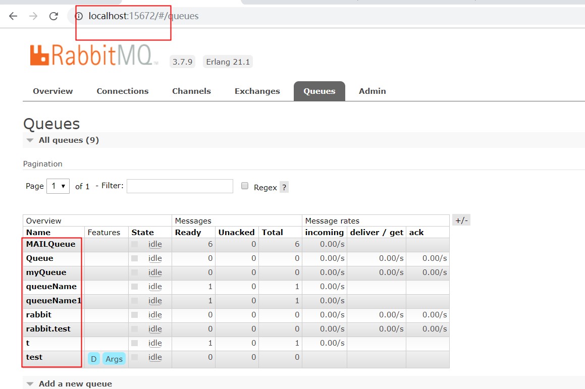 RabbitMQ 发布消息，消费消息代码实现