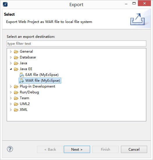 MyEclipse如何导出war包