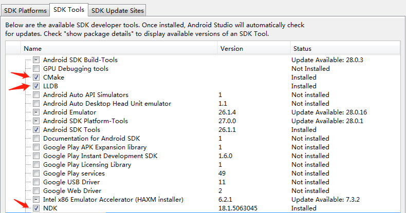 AndroidStudio 3.0配置NDK，及编写C++与Java交互案例