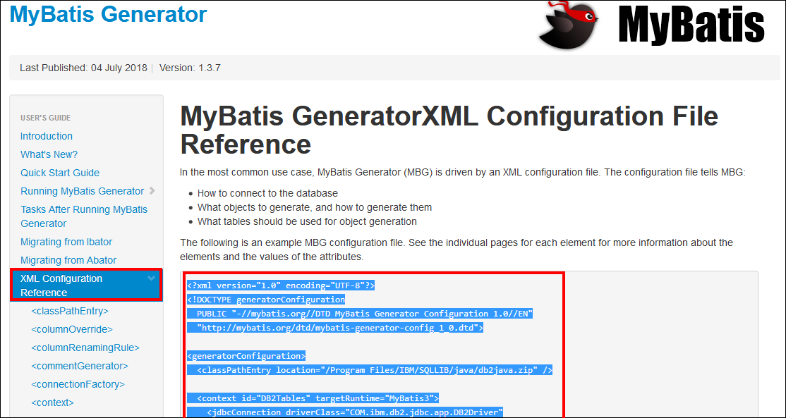 Mybatis 二（3）之逆向工程