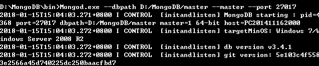 MongoDB双机热备份