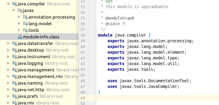java.compiler module
