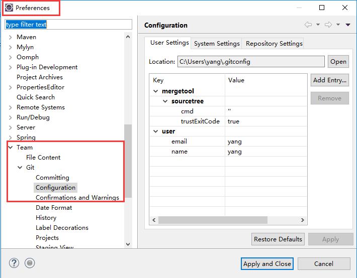 十五、在Eclipse中使用Git插件推送代码至GitHub