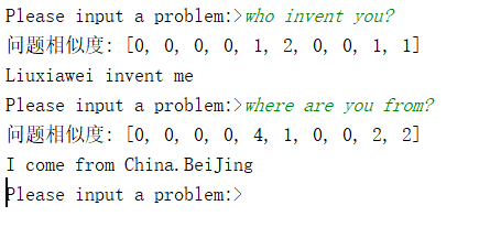 python简单的人机问答（多线程）