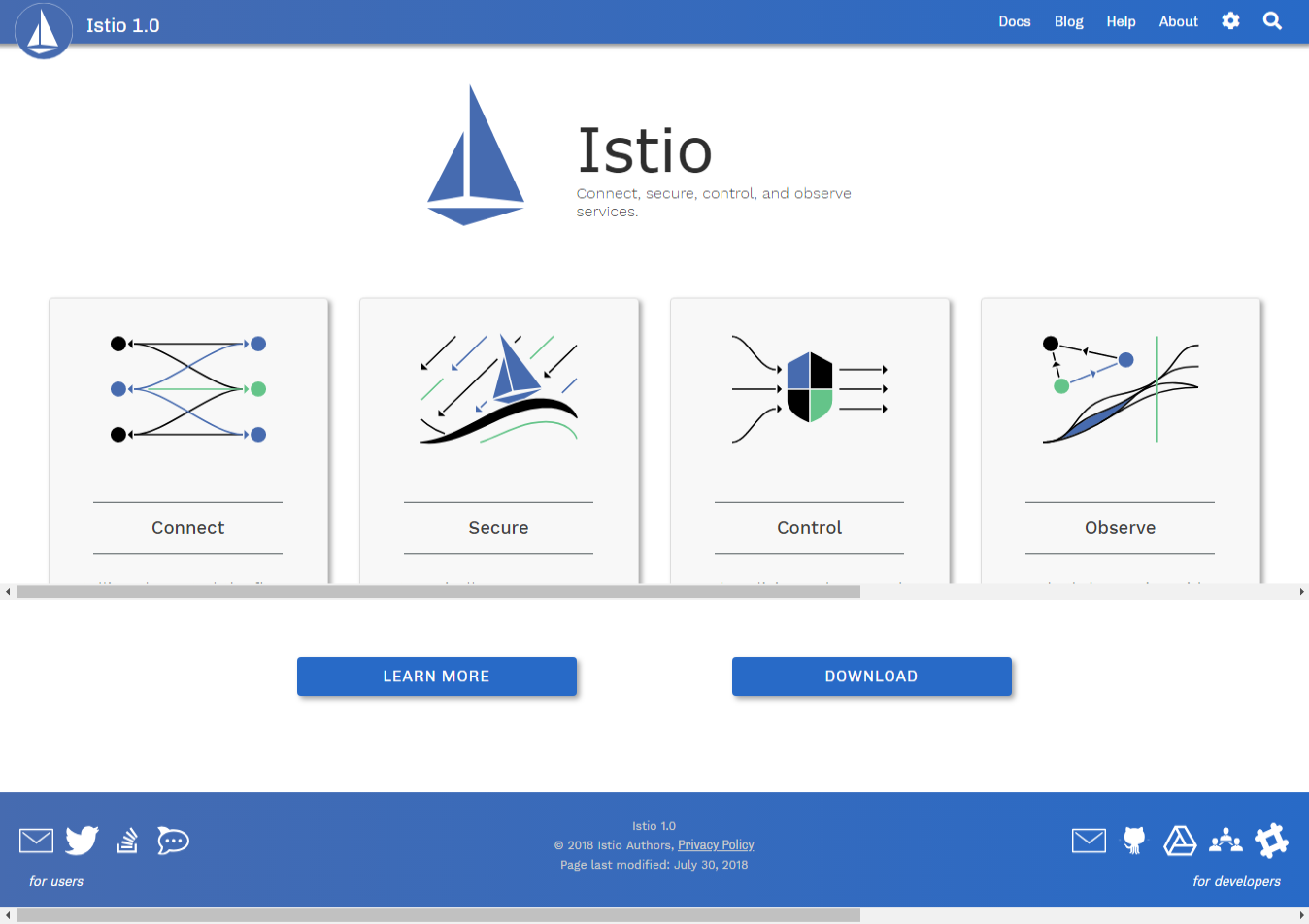 Istio 1.0 正式版发布，可用于生产环境！